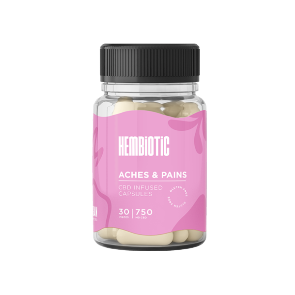 Hembiotic 750mg CBD Capsules - 30 Caps - Image 1