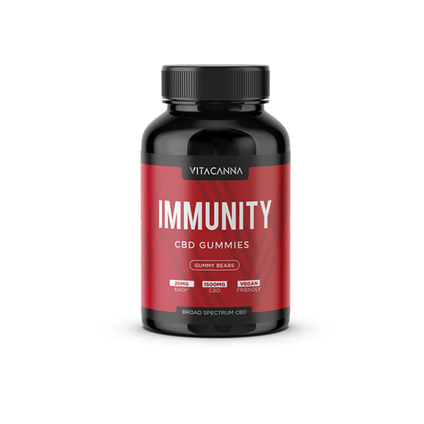 Vita Canna Broad Spectrum 1500mg CBD Vegan Gummy Bears - Image 2