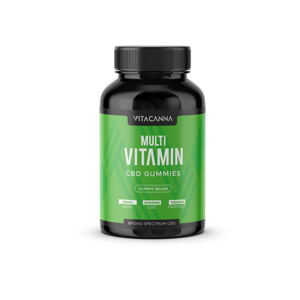 Vita Canna Broad Spectrum 1500mg CBD Vegan Gummy Bears - Image 3
