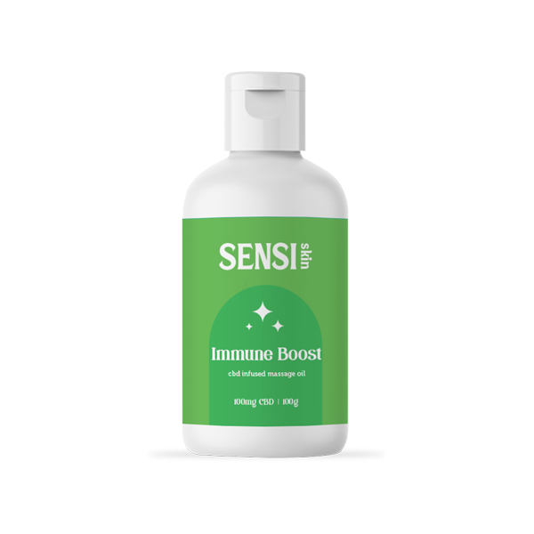 Sensi CBD 100mg CBD Massage Oil - 100ml (BUY 1 GET 1 FREE) - Image 3