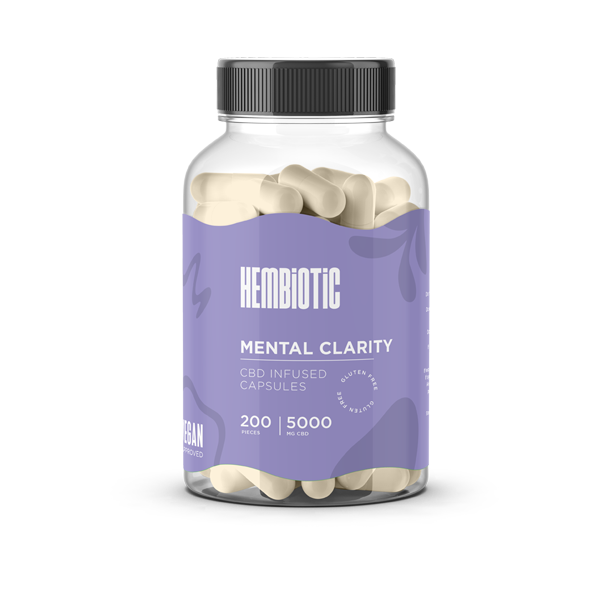 Hembiotic 5000mg Bulk CBD Capsules - 200 Caps - Image 6
