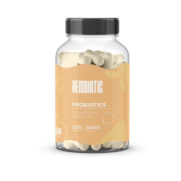 Hembiotic 5000mg Bulk CBD Capsules - 200 Caps - Image 4