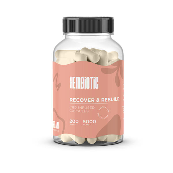 Hembiotic 5000mg Bulk CBD Capsules - 200 Caps - Image 10