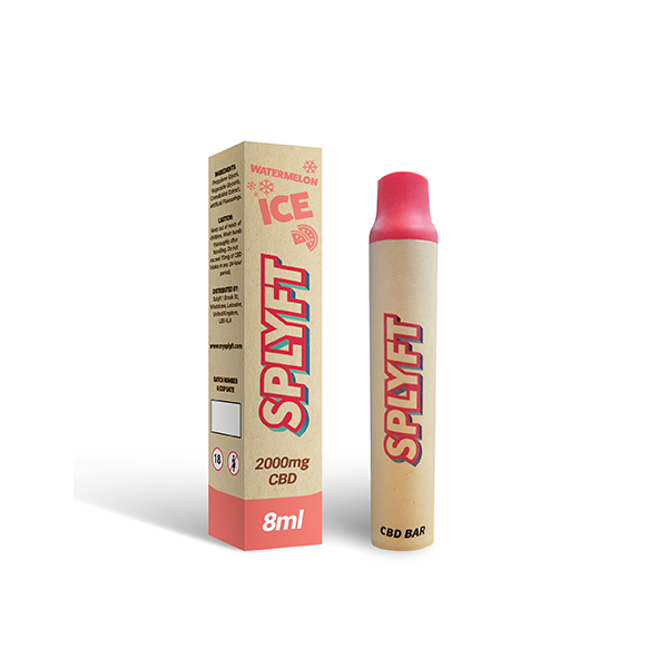 SPLYFT 2000mg CBD Biodegradable Eco Bar Disposable Vape - 3500 puffs - Image 6