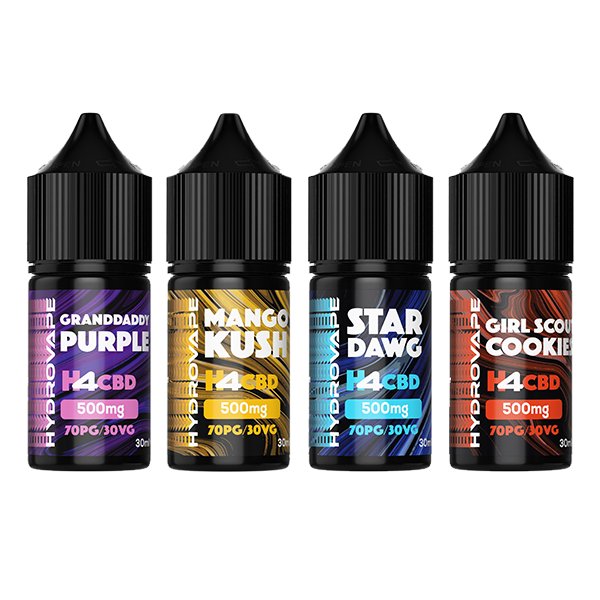 Hydrovape 500mg H4 CBD E-liquid 30ml (70VG/30PG) - Image 4