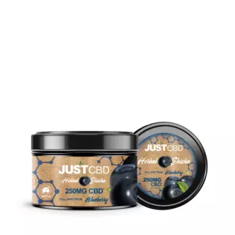 Just CBD Herbal Shisha Blueberry 250mg naturecreations.co.uk
