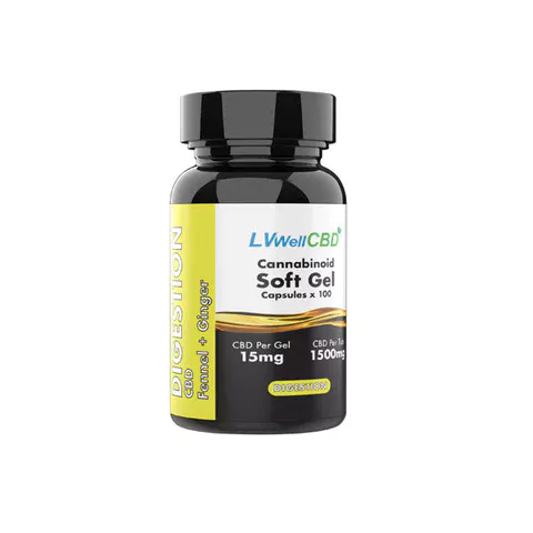 LVWell CBD 1500mg Digestion Soft Gels -