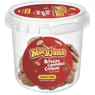 MARYJANE BITESIZE CANNABIS CHOC CHIP COOKIE 300MG CBG