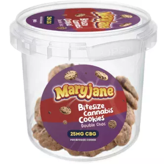 MARYJANE BITESIZE CANNABIS DOUBLE CHOC COOKIE 300MG CBG