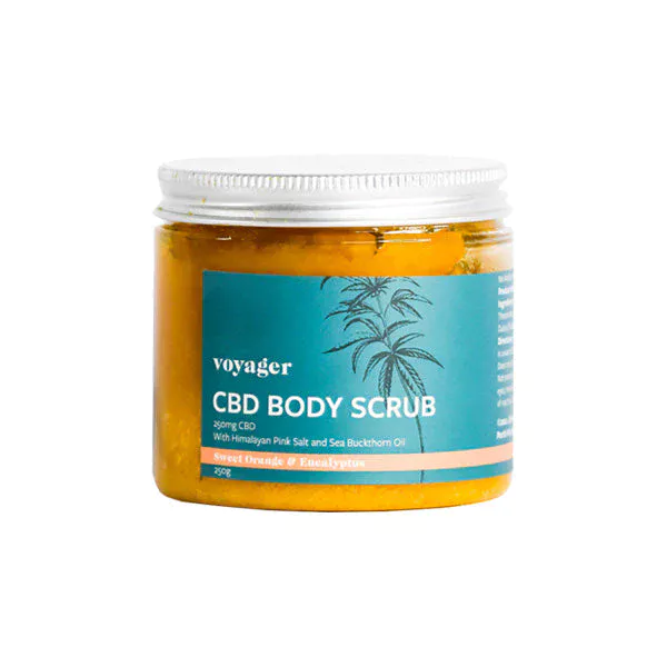 OYAGER 250MG CBD SWEET ORANGE & EUCALYPTUS BODY SCRUB - 250G OYAGER 250MG CBD SWEET ORANGE & EUCALYPTUS BODY SCRUB - 250G