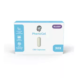 PhenoGel Sleep 600mg CBD Capsules NATURECREATIONS
