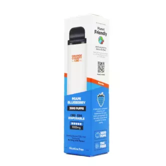 Orange County CBD 1000mg CBD & CBG Disposable Vape Device 3500 Puffs