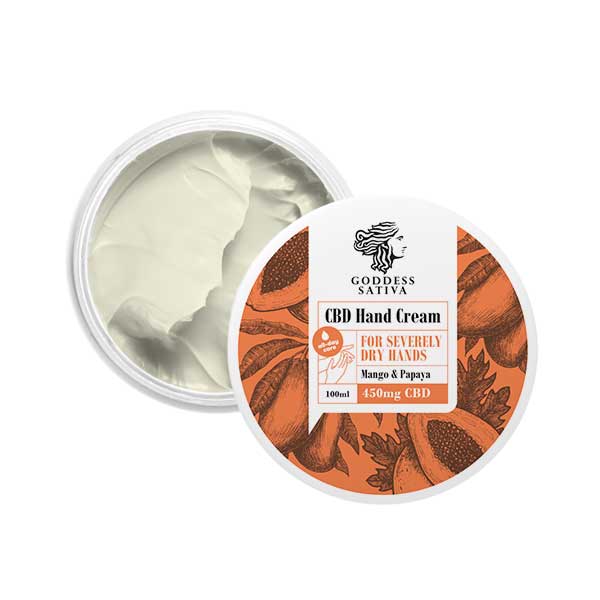 Reakiro CBD Goddess Sativa Hand Cream for Dry Hands 450mg - Image 1