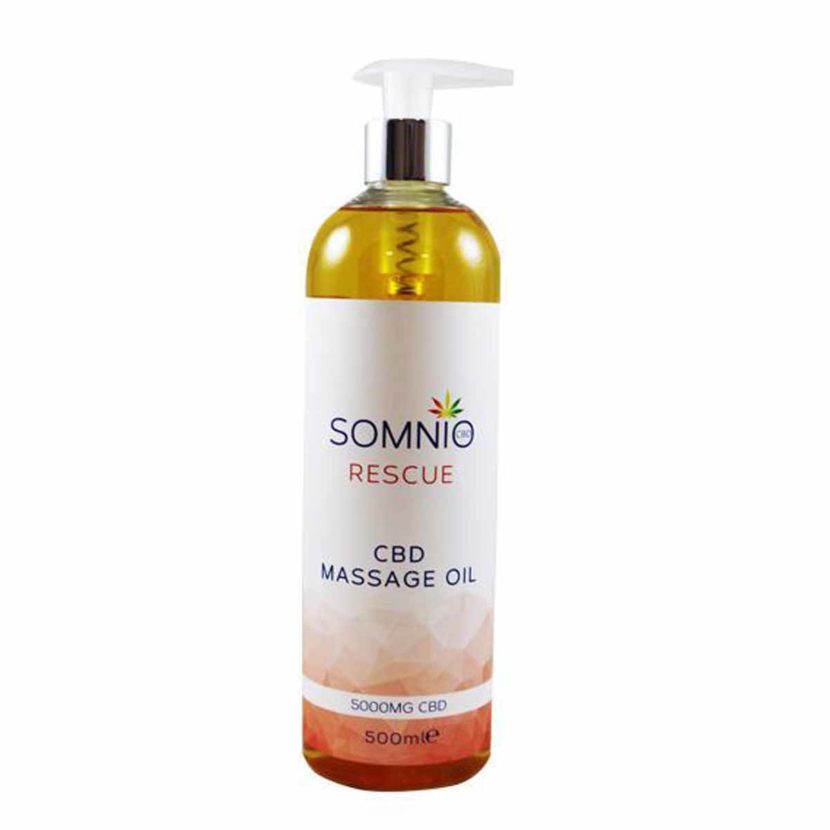 somnio cbd rescue massage oil